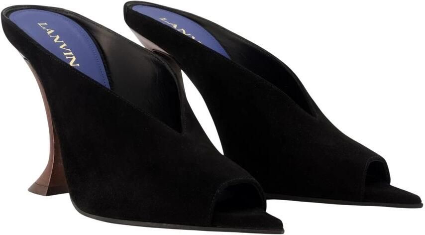 Lanvin Midnight Step Strik Leren Muil met Hak - Foto 3