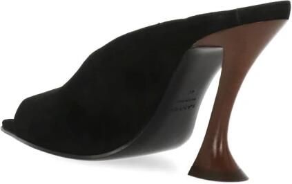 Lanvin Midnight Step Strik Leren Muil met Hak - Foto 6