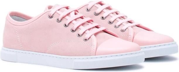 Lanvin Rose Velvet Sneakers Pink Dames - Foto 4