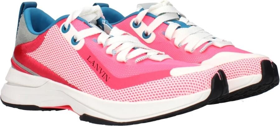 Lanvin F85413 Fabric Athletic Sneakers - Foto 4