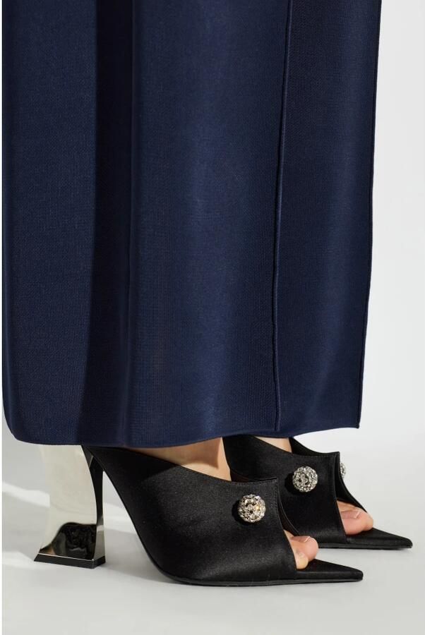 Lanvin Satijnen Muiltjes met Hak - Foto 2