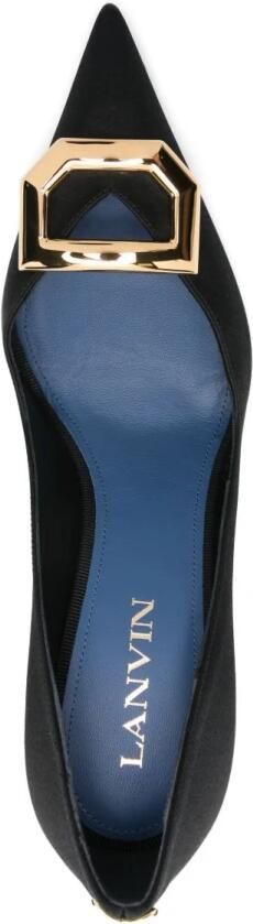 Lanvin Satijnen Pump met Gesp en Sculptuurhak - Foto 2