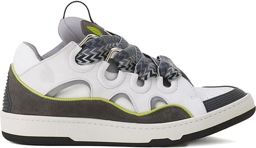 Lanvin Curb Leather Sneakers