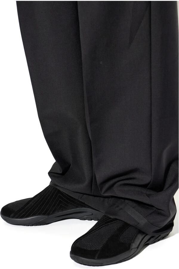 Lanvin LNV1 Knit and Suede Sneakers