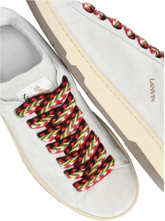 Lanvin Multikleur Sneakers met Gewatteerde Logotong White Dames