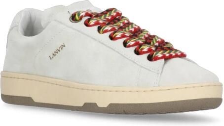 Lanvin Multikleur Sneakers met Gewatteerde Logotong White Dames