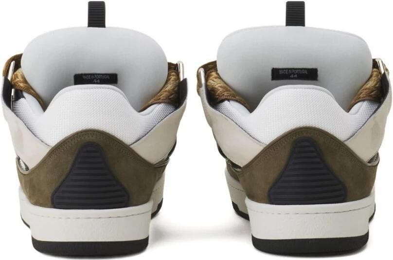 Lanvin Witte Sneakers met Gevlochten Veters