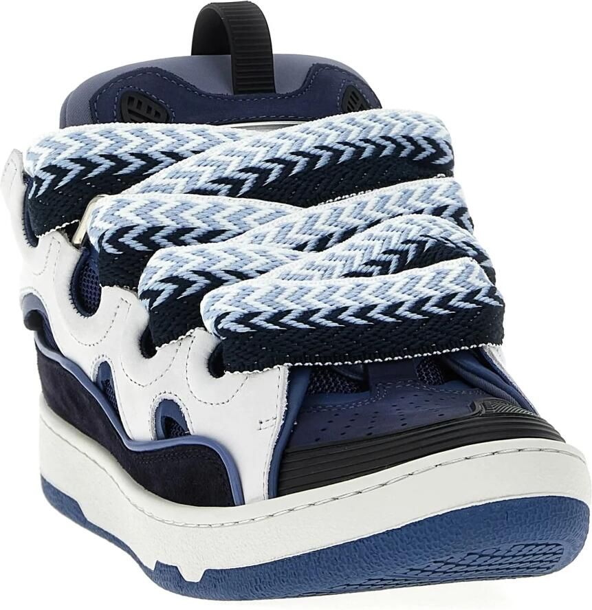 Lanvin Zwart Marineblauwe Sneakers