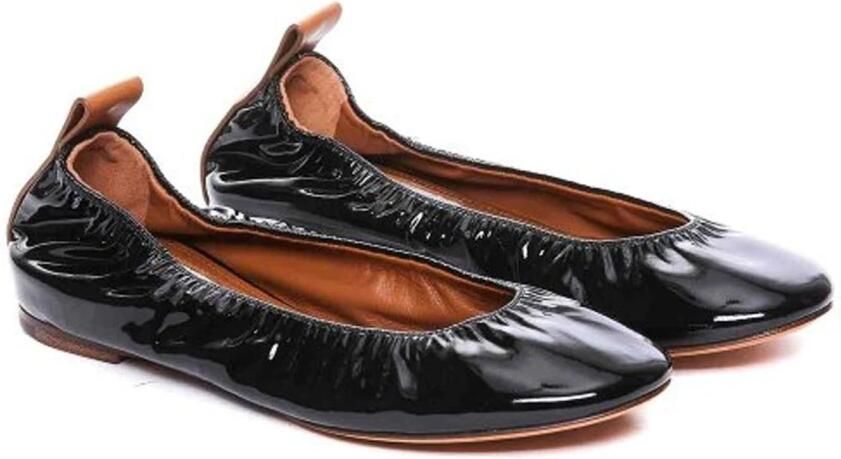 Lanvin Zwarte Leren Ballerina`s - Foto 2