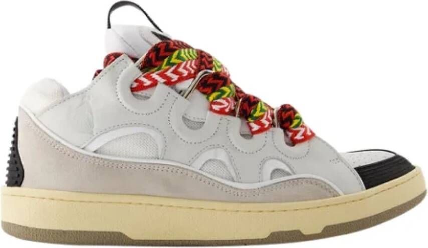 Lanvin Leather sneakers White Heren