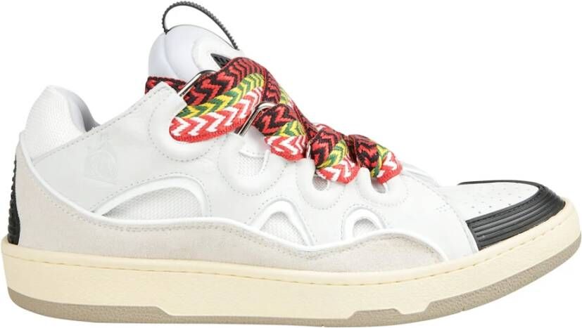 Lanvin Leren en Stoffen Sneakers