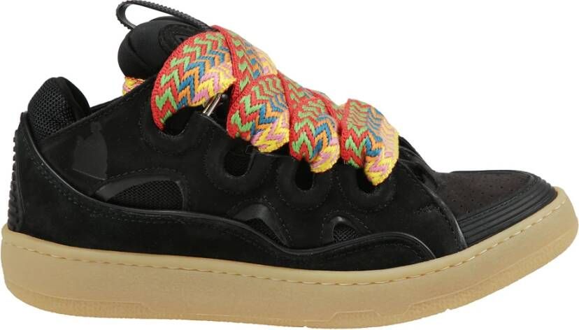 Lanvin Leren en Stoffen Sneakers