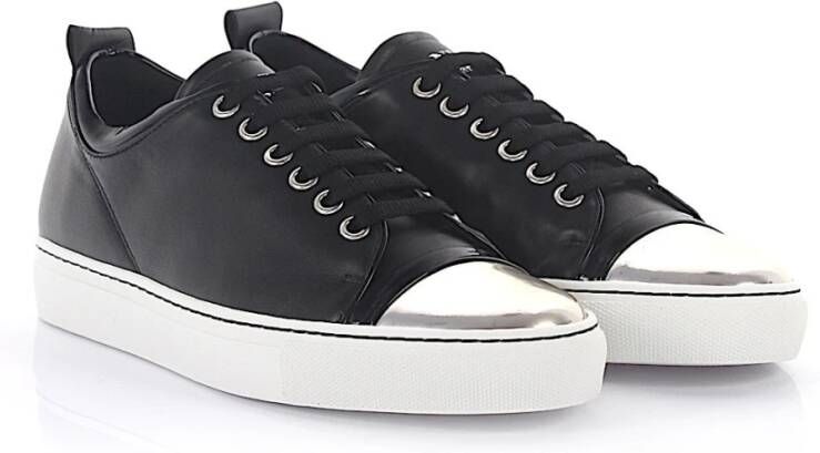 Lanvin Leren Patent Sneakers voor Dames Zwart Dames