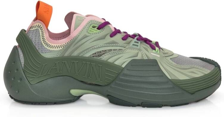 Lanvin Low Top Sneakers met Mesh