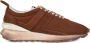 Lanvin Luxe Bruine Suède Bumper Sneakers voor Heren Brown Heren - Thumbnail 1