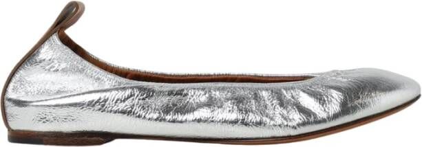 Lanvin Metallic Ballerina Flats