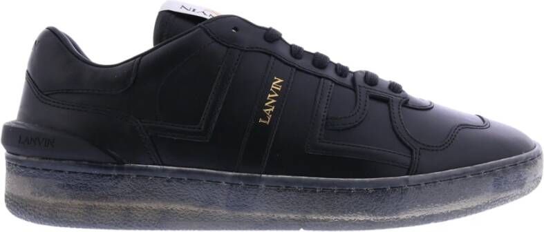 Lanvin Moderne Clay Low Top Sneakers Zwart Heren