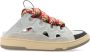 Lanvin Witte Leren Sneakers met Suède Detail White - Thumbnail 1