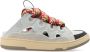 Lanvin Witte Leren Sneakers met Suède Detail White - Thumbnail 1