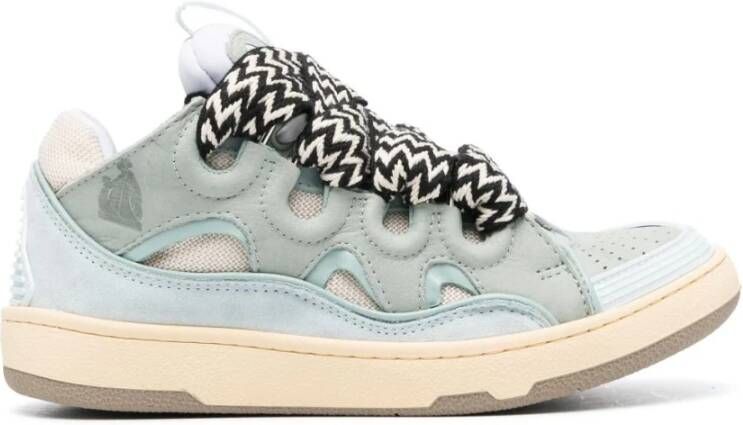 Lanvin Multimateriaal sneakers geïnspireerd door de jaren '90 Blue Dames