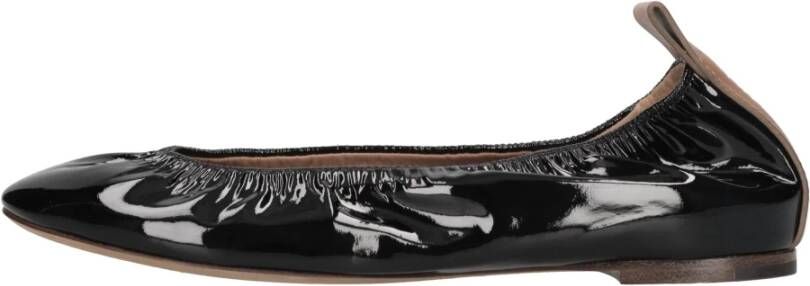 Lanvin Leren ballet flats Black Dames