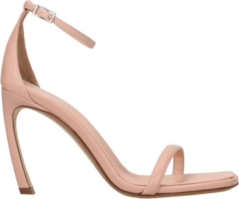 Lanvin Roze leren stilettohak sandalen - Foto 2