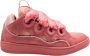 Lanvin Roze Suède Sneakers A del Teen - Thumbnail 1
