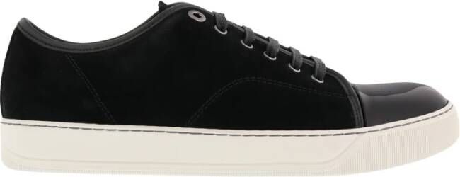 Lanvin Leren Sneakers voor Heren Stijlvol en Comfortabel Black Heren