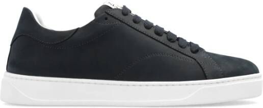 Lanvin Sneakers met logo Blauw Heren