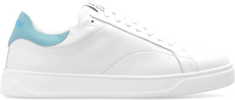 Lanvin Sneakers met logo White Heren