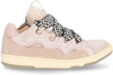Lanvin 90's Geïnspireerde Multimateriaal Sneaker Pink Dames - Foto 4