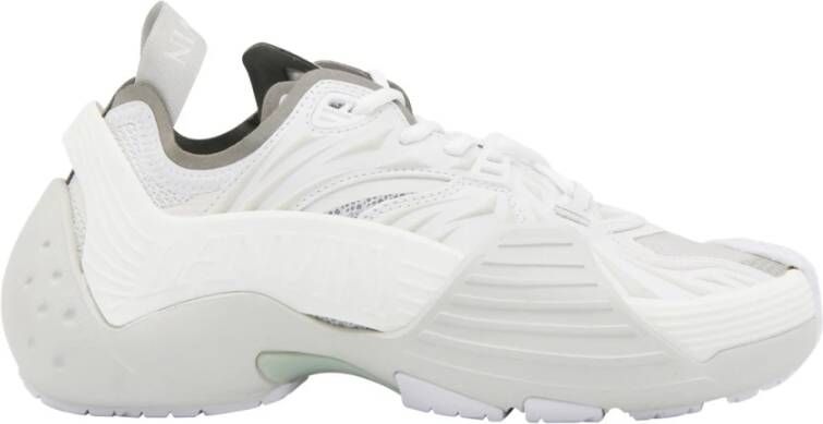 Lanvin Veelkleurige stof en rubberen flash-x sneakers Wit