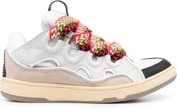 Lanvin Curb Sportschoenen Wit Heren