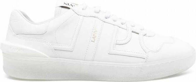 Lanvin Dames Clay Low Top Sneakers White Dames