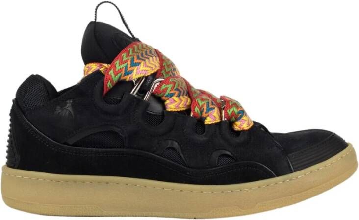 Lanvin Curb Sneaker Jaren '90 geïnspireerd ontwerp Black Dames