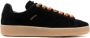 Lanvin Zwarte Suède Lage Sneakers met Multikleur Veters Black Heren - Thumbnail 1