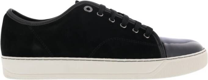 Lanvin Leren Sneakers voor Heren Stijlvol en Comfortabel Black Heren