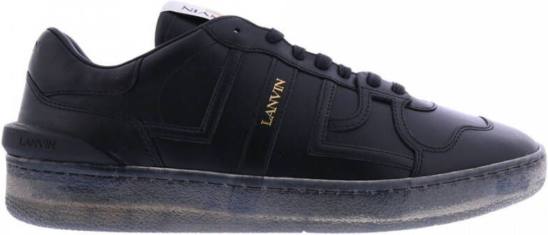 Lanvin Moderne Clay Low Top Sneakers Black Heren