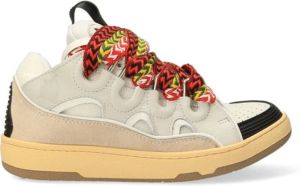 Lanvin Sportschoenen Curb Wit Heren