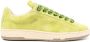 Lanvin Suede Gewatteerde Sneakers Green Heren - Thumbnail 1