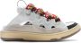 Lanvin Suede Lace-Up Mules Sneakers Multicolor - Thumbnail 3