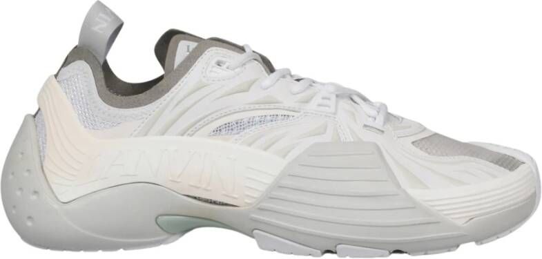 Lanvin Veelkleurige stoffen sneakers Wit