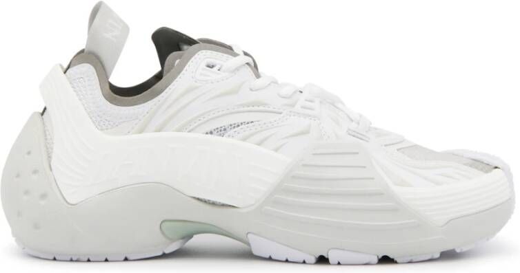 Lanvin Veelkleurige stof en rubberen flash-x sneakers Wit