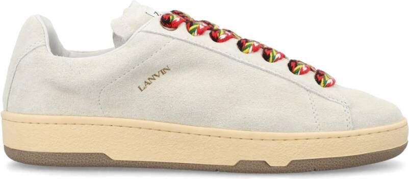 Lanvin Witte Lage Sneakers White Dames
