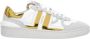 Lanvin Witte Leren en Stoffen Sneakers White Dames - Thumbnail 1