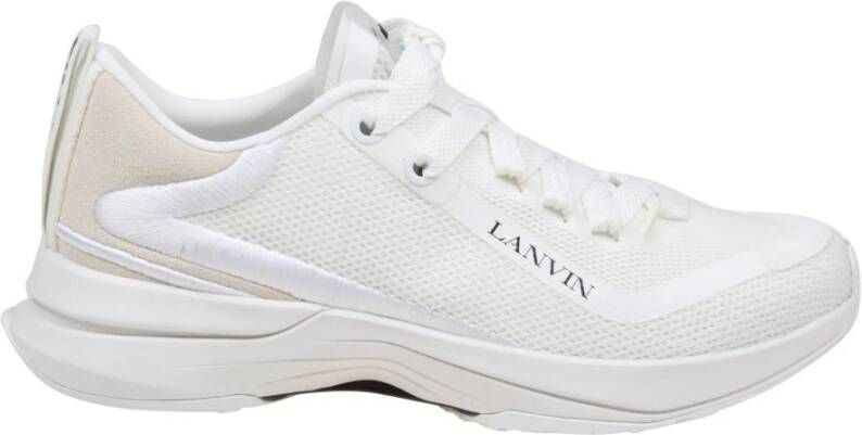 Lanvin Witte Mesh Hardloopschoenen White Dames