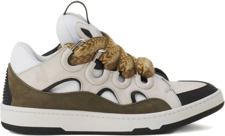 Lanvin Witte Sneakers met Gevlochten Veters - Foto 2