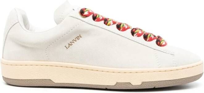 Lanvin Multikleur Sneakers met Gewatteerde Logotong White Dames