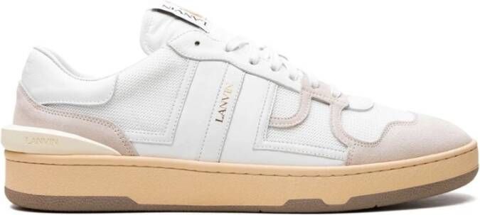 Lanvin Witte Sneakers voor een stijlvolle look White Heren
