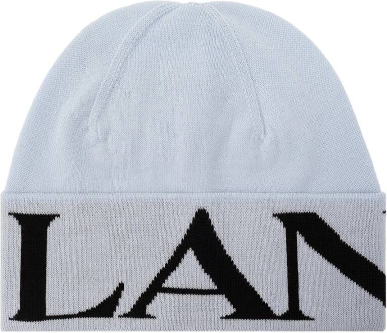 Lanvin Wollen Hoed met Ribboorden